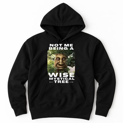 Wise Mystical Tree Face Old Mythical Oak Tree Funny Meme Hoodie