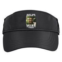 Wise Mystical Tree Face Old Mythical Oak Tree Funny Meme Adult Drive Performance Visor