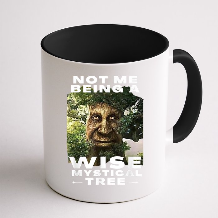 Wise Mystical Tree Face Old Mythical Oak Tree Funny Meme Mug