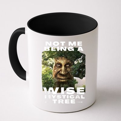 Wise Mystical Tree Face Old Mythical Oak Tree Funny Meme Mug