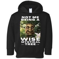 Wise Mystical Tree Face Old Mythical Oak Tree Funny Meme Toddler Hoodie