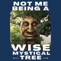 Wise Mystical Tree Face Old Mythical Oak Tree Funny Meme Infant Baby Jersey Bodysuit