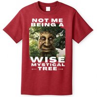 Wise Mystical Tree Face Old Mythical Oak Tree Funny Meme T-Shirt