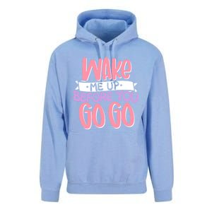 Wake Me Up Before You Go Go Funny Gift Unisex Surf Hoodie