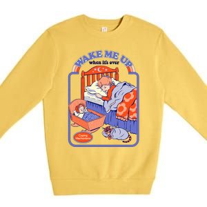 Wake Me Up Premium Crewneck Sweatshirt