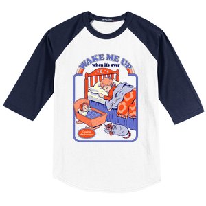 Wake Me Up Baseball Sleeve Shirt