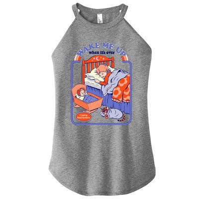 Wake Me Up Women’s Perfect Tri Rocker Tank