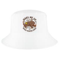 Wake Me Up When Winter Ends Sloth Cool Comfort Performance Bucket Hat