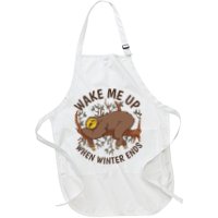 Wake Me Up When Winter Ends Sloth Apron