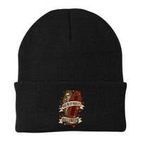 Wake Me Up When Its Halloween Funny Skeleton Coffin Beanie