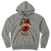 Wake Me Up When Its Halloween Funny Skeleton Coffin Hoodie