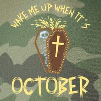 Wake Me Up When It´S October Cute Gift Legacy Tie Dye Trucker Hat
