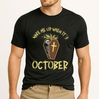 Wake Me Up When It´S October Cute Gift Cooling Performance Crew T-Shirt