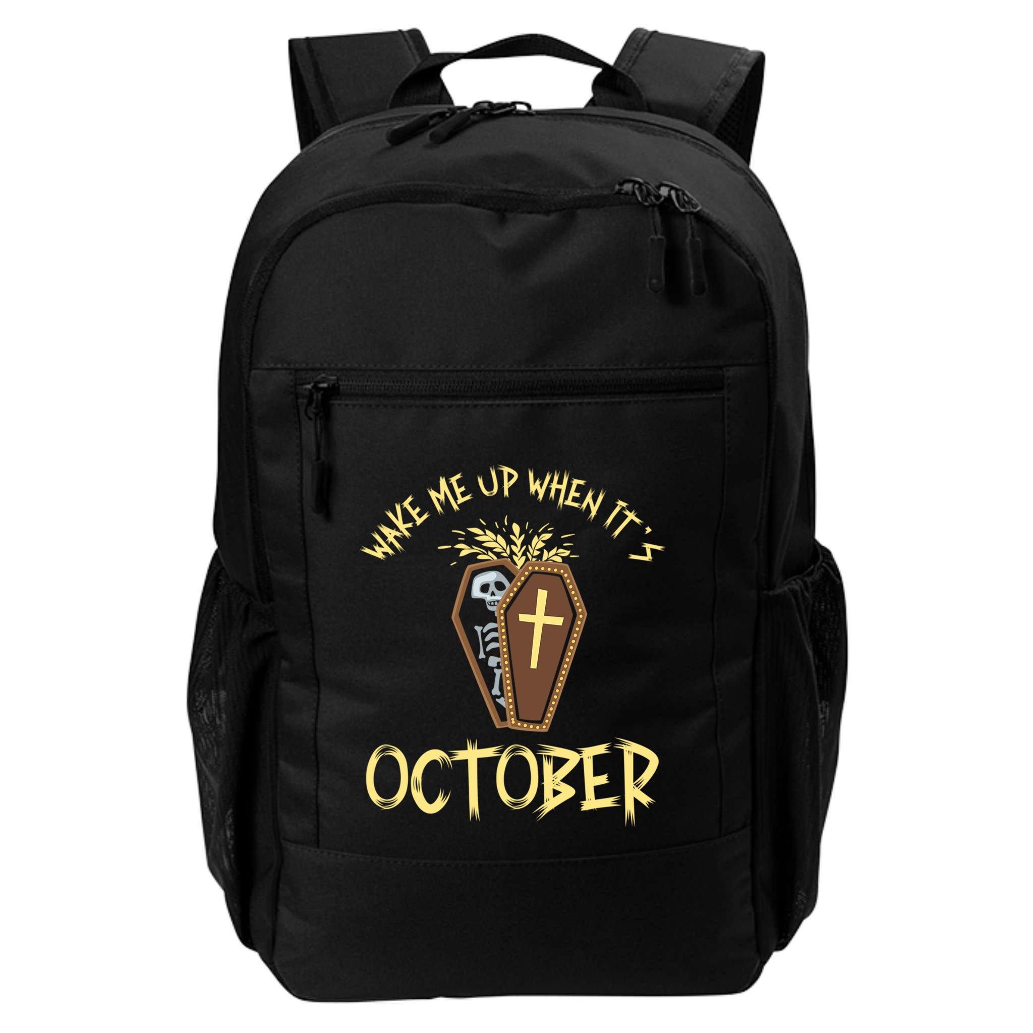 Wake Me Up When It´S October Cute Gift Backpack