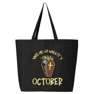 Wake Me Up When It´S October Cute Gift 25L Jumbo Tote