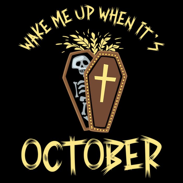 Wake Me Up When It´S October Cute Gift Wool Snapback Cap