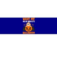 Wake Me Up When It's Design Halloween Sloth Gift Bumper Sticker