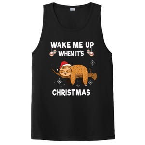 Wake Me Up When ItS Christmas Meaningful Gift PosiCharge Competitor Tank