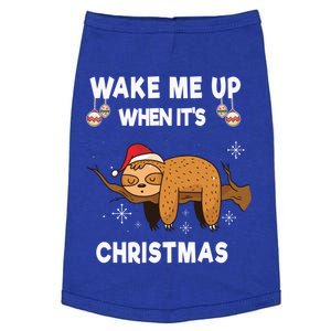 Wake Me Up When ItS Christmas Meaningful Gift Doggie Tank