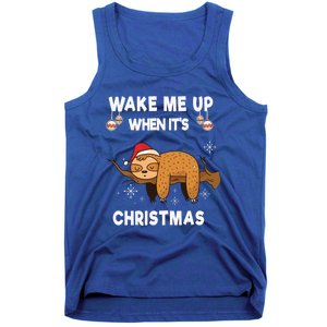 Wake Me Up When ItS Christmas Meaningful Gift Tank Top