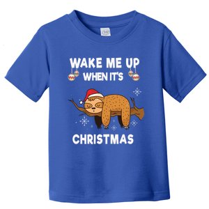 Wake Me Up When ItS Christmas Meaningful Gift Toddler T-Shirt