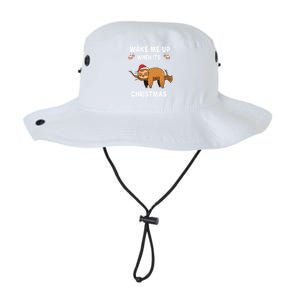 Wake Me Up When ItS Christmas Meaningful Gift Legacy Cool Fit Booney Bucket Hat