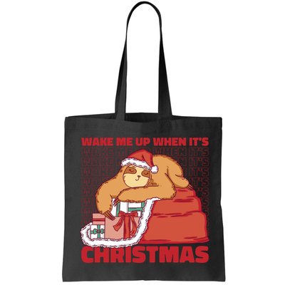 Wake Me Up When It's Christmas Sleeping Sloth Bag
