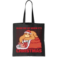 Wake Me Up When It's Christmas Sleeping Sloth Bag