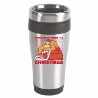 Wake Me Up When It's Christmas Sleeping Sloth 16oz Travel Tumbler