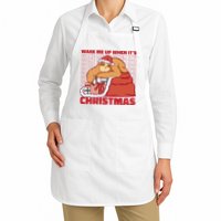 Wake Me Up When It's Christmas Sleeping Sloth Apron