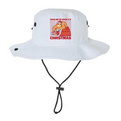 Wake Me Up When It's Christmas Sleeping Sloth Bucket Hat