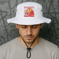 Wake Me Up When It's Christmas Sleeping Sloth Bucket Hat