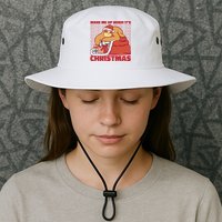Wake Me Up When It's Christmas Sleeping Sloth Bucket Hat