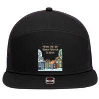 Wake Me Up When Winter Is Over 7 Panel Mesh Trucker Snapback Hat