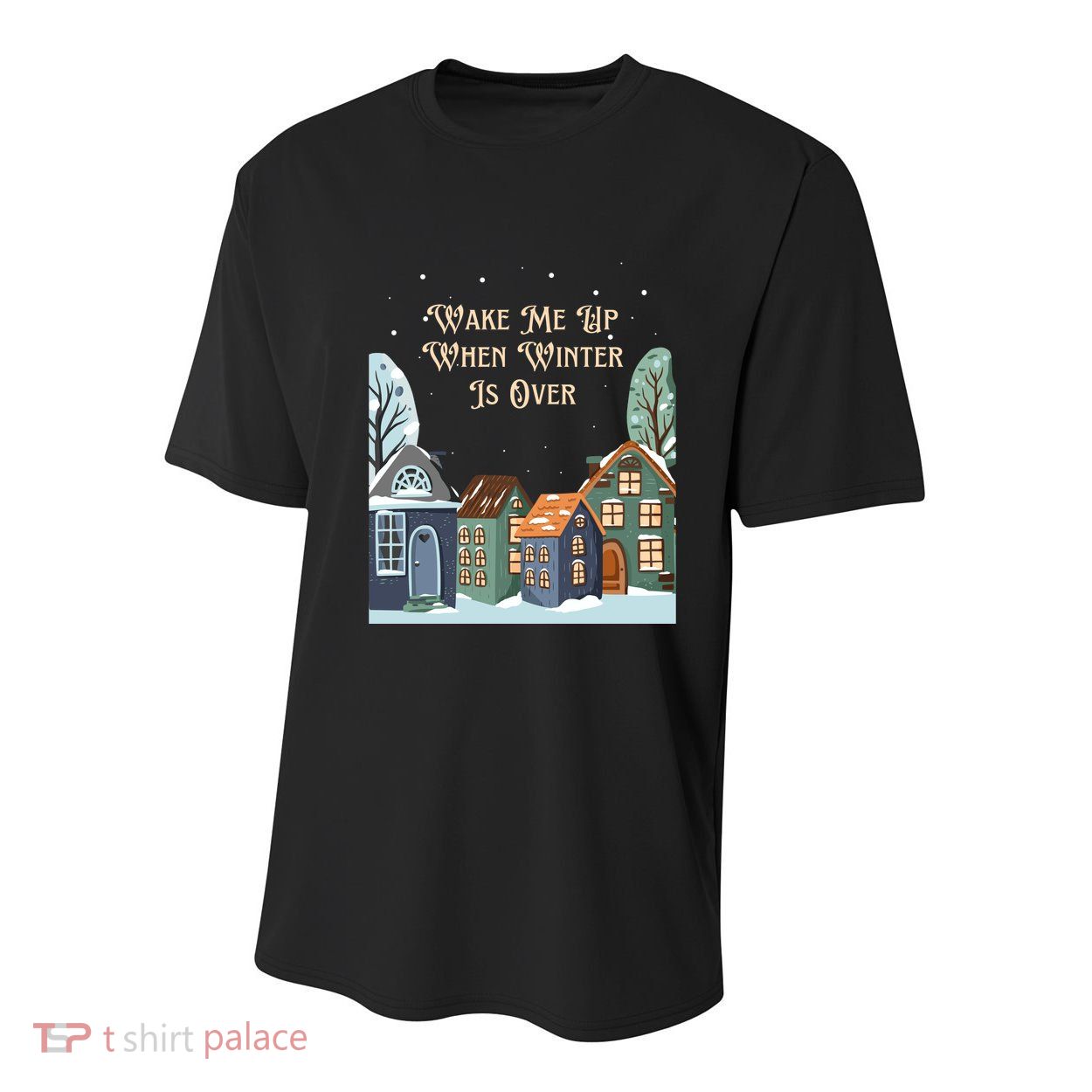 Wake Me Up When Winter Is Over Youth Performance Sprint T-Shirt