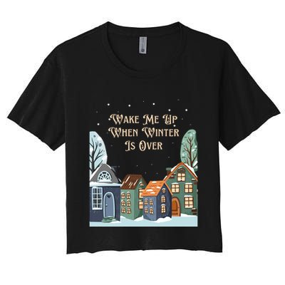 Wake Me Up When Winter Is Over Crop Top