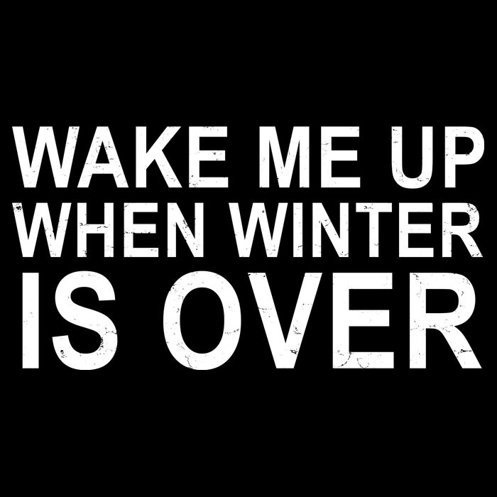 Wake Me Up When Winter Is Over Cropped Pullover Crew