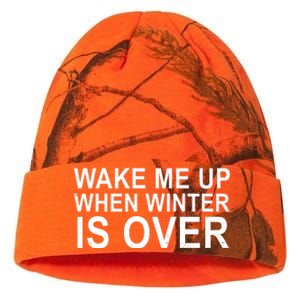 Wake Me Up When Winter Is Over Kati Licensed 12" Camo Beanie