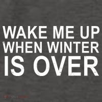 Wake Me Up When Winter Is Over Vector Backpack
