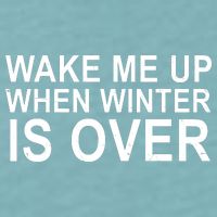 Wake Me Up When Winter Is Over Sueded Cloud Jersey T-Shirt