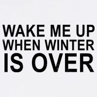 Wake Me Up When Winter Is Over Garment-Dyed Sweatshirt