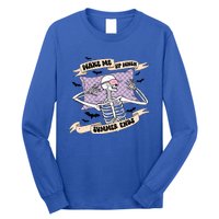 Wake Me Up When Summer Ends Funny Skeleton Halloween Gift Long Sleeve Shirt