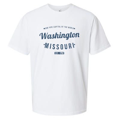 Washington Missouri Vintage Souvenir Washington Sueded Cloud Jersey T-Shirt