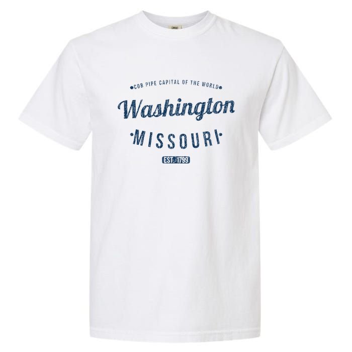 Washington Missouri Vintage Souvenir Washington Garment-Dyed Heavyweight T-Shirt