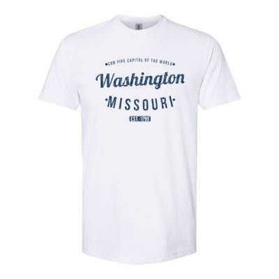 Washington Missouri Vintage Souvenir Washington Softstyle CVC T-Shirt