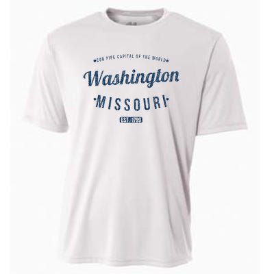 Washington Missouri Vintage Souvenir Washington Cooling Performance Crew T-Shirt