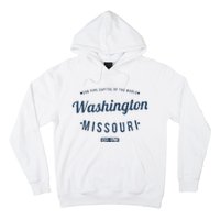 Washington Missouri Vintage Souvenir Washington Hoodie