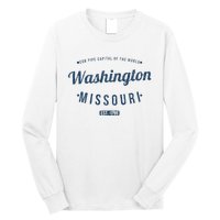 Washington Missouri Vintage Souvenir Washington Long Sleeve Shirt