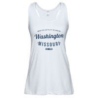 Washington Missouri Vintage Souvenir Washington Ladies Essential Flowy Tank