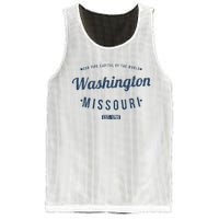 Washington Missouri Vintage Souvenir Washington Mesh Reversible Basketball Jersey Tank